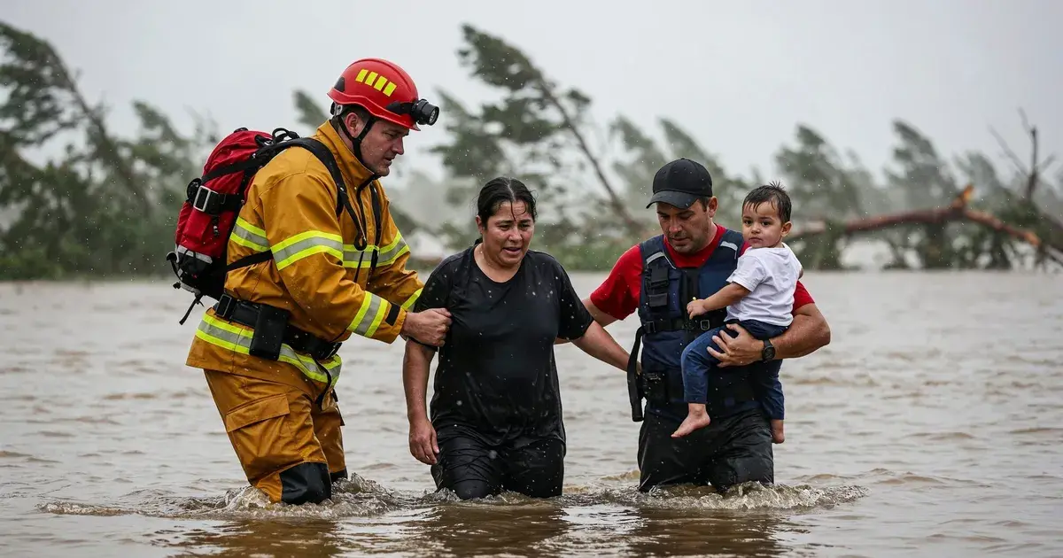 Famiglia italiana che prepara lo zaino di evacuazione con documenti e kit emergenza
