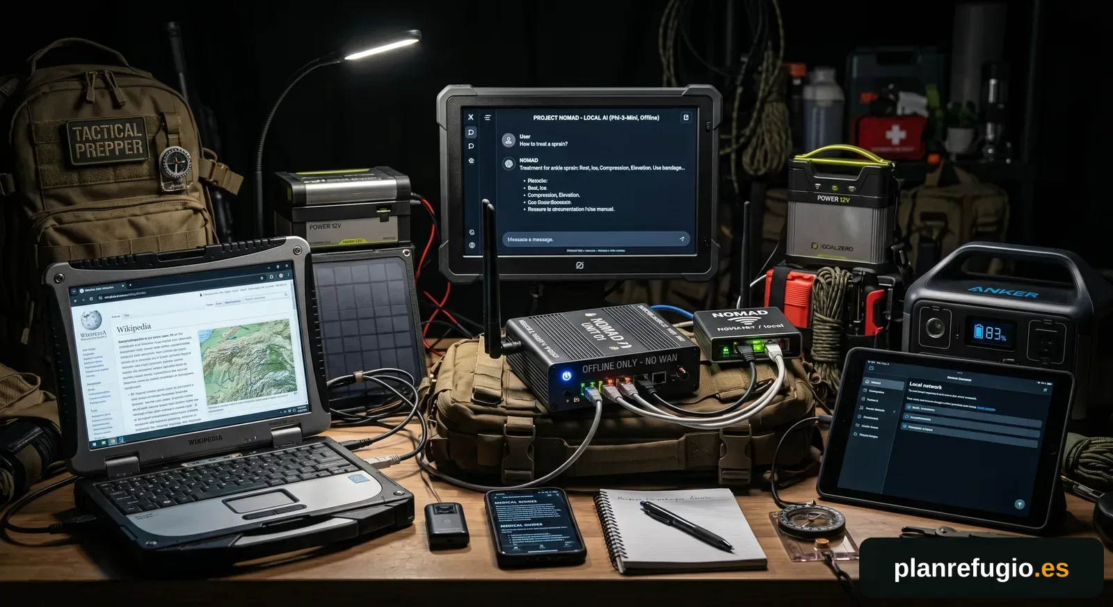 Computer di sopravvivenza offline: monta il tuo Project NOMAD (e alimentalo senza rete)