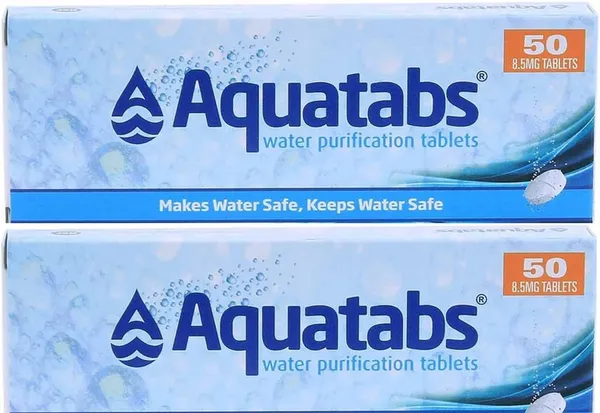 Aquatabs 100 Pastillas Potabilizadoras