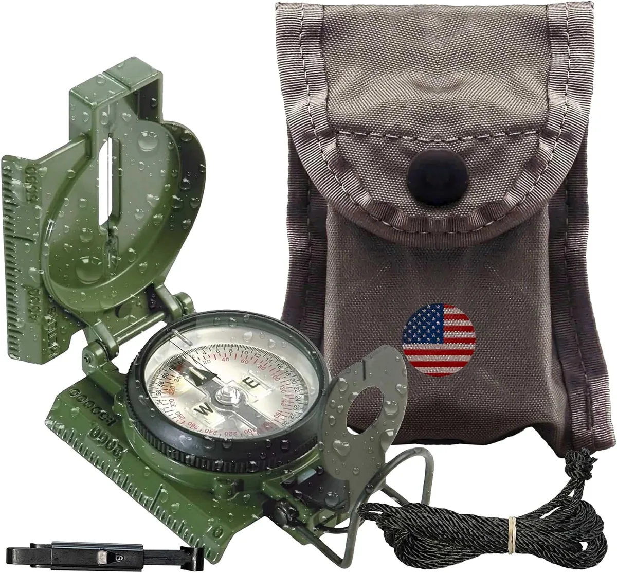 Bussola Lensatica Militare Cammenga con Trizio