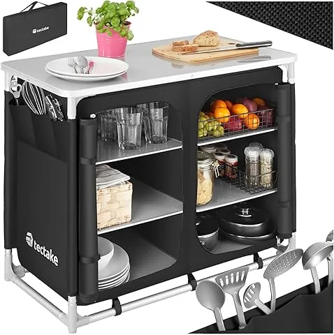 TecTake 800585 - Cucina da Campeggio per Mobili da giardino, Vari Modelli
