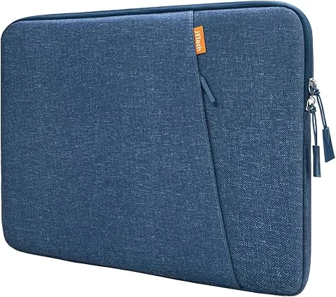 JETech Custodia per Portatile per 13-14 Pollici MacBook Neo (A18 Pro), MacBook Air/Pro (M1-M5) 2020-2026, 13-13,6 Pollici Portatile, Impermeabile Antiurto Borsa Morbida con Tasca (Marino)