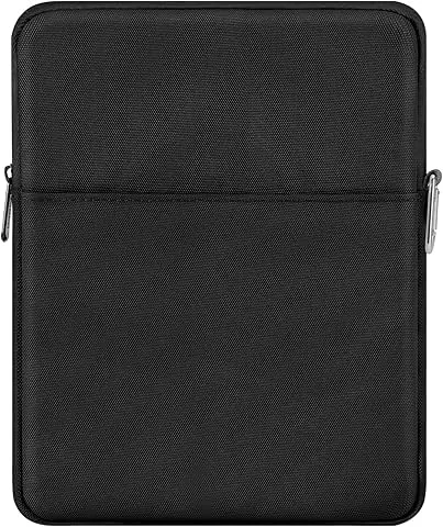 MoKo 9-11" Custodia Tablet Portatile per iPad Air M2 2024/Air 5/4 10,9, iPad Pro 11 M4 2024, iPad 10 2024/9/8/7, iPad 9,7, Galaxy Tab S9/S8 11 2023/A 10,1, Surface Go 2 10,5", Nero