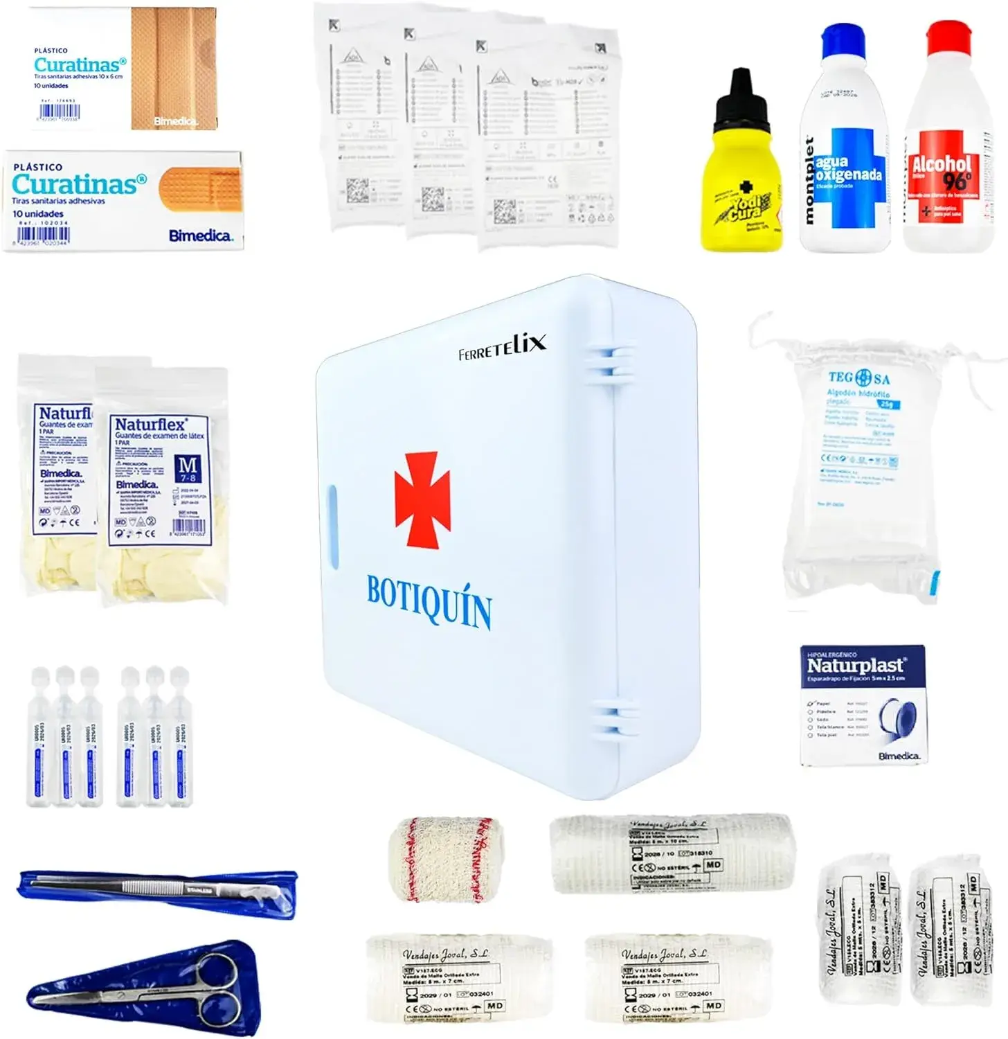 Ferretelix Botiquin Armario Pared con Dotacion