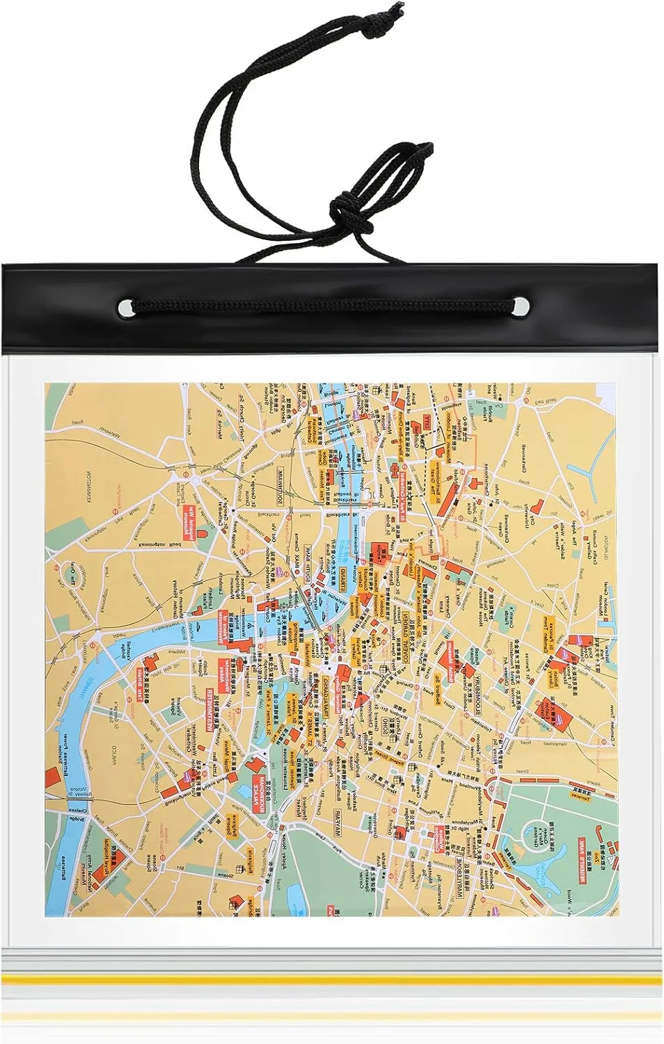 Custodia Impermeabile per Mappe A4 Sumind con Cordino