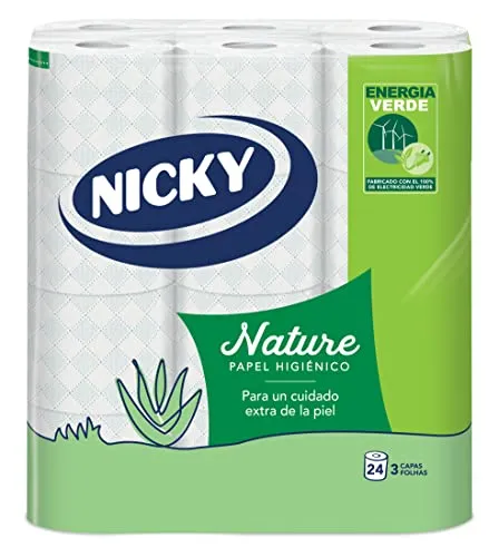 Nicky Nature Papel Higienico Eco 24 Rollos
