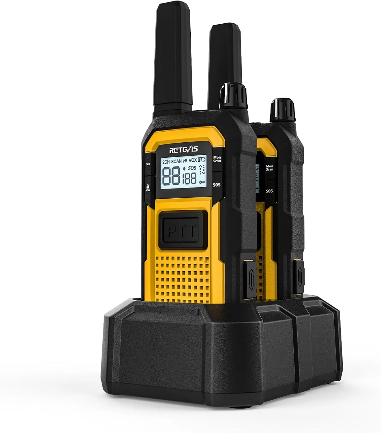 Retevis RB648 Walkie IP67 Anticaida Pack 2