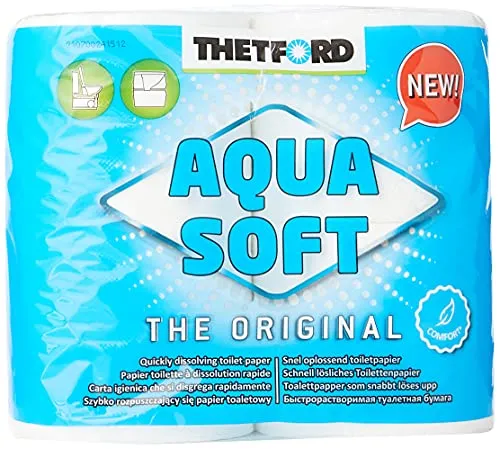 Thetford Aqua Soft Papel WC Camping 4 Rollos